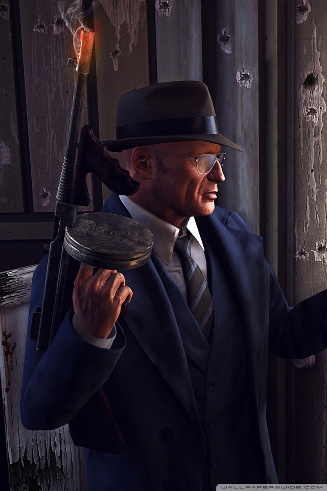 Mafia 2 Machine Gun - 640x960 Wallpaper Mafia 2 Machine Gun - 640x960 Wallpaper