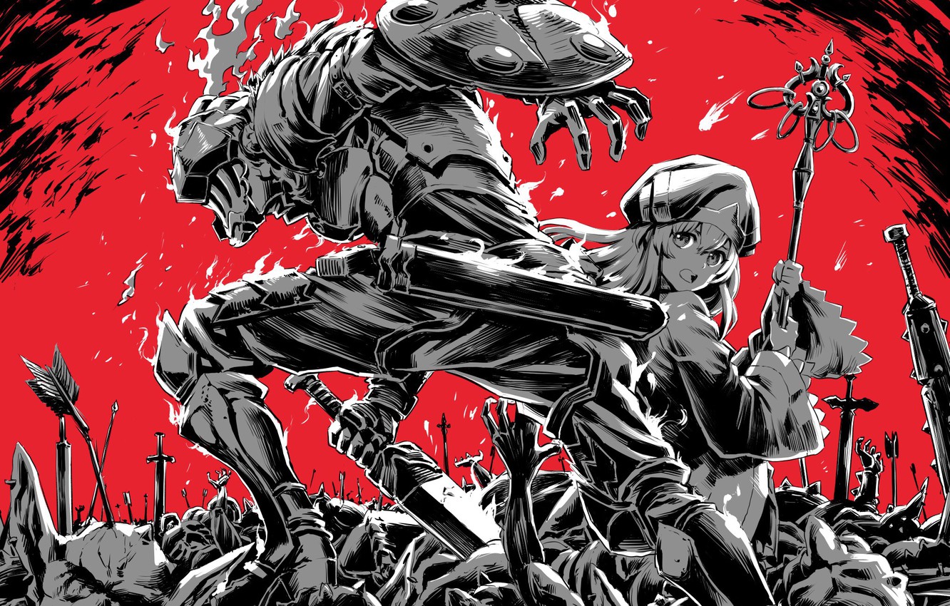 Photo Wallpaper Girl, Knight, Goblin Slayer - Goblin Slayer Wallpapers 4k - HD Wallpaper 