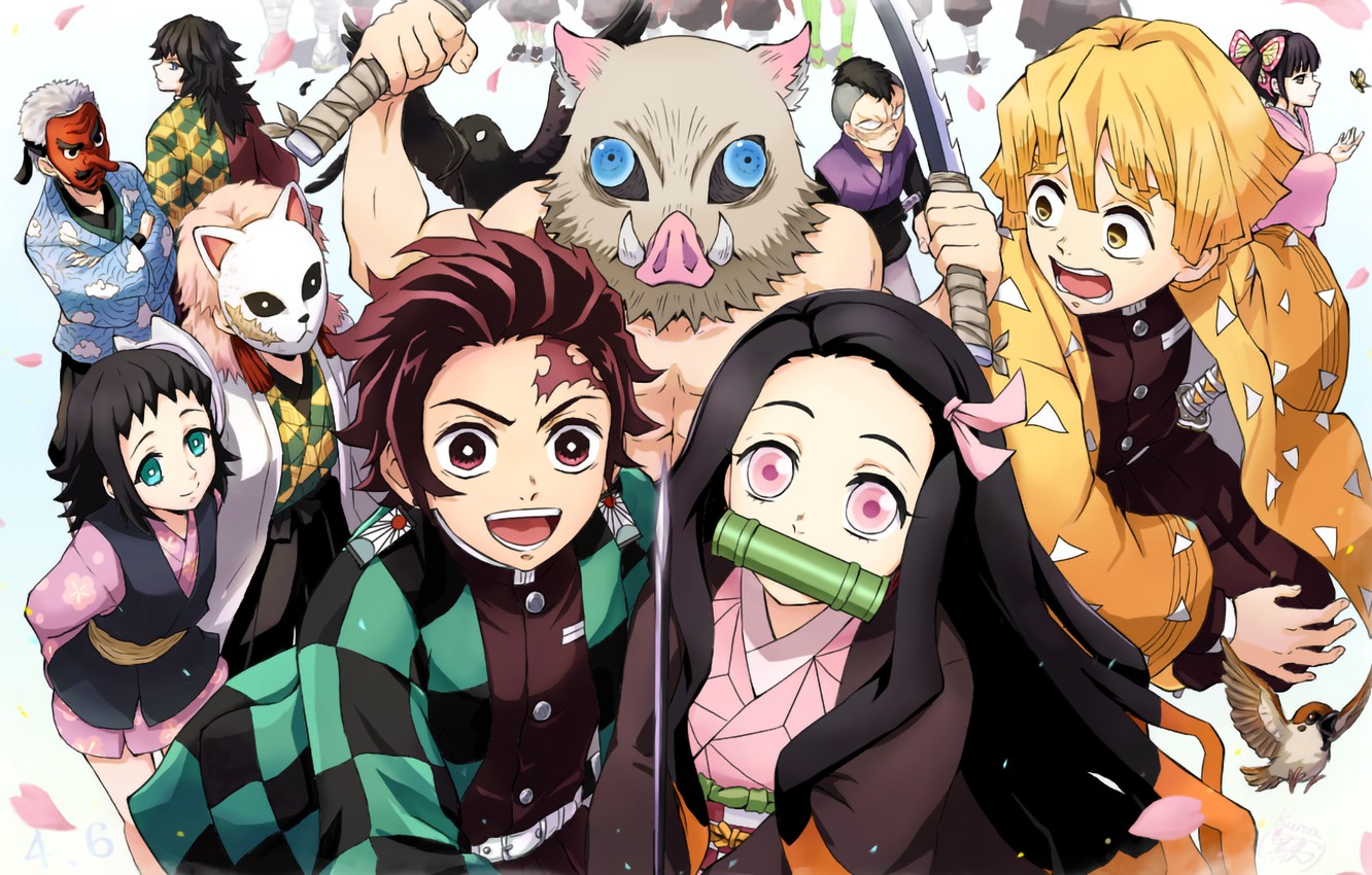 Photo Wallpaper Creatures, Characters, Demon Slayer - Kimetsu No Yaiba Wallpaper 4k - HD Wallpaper 