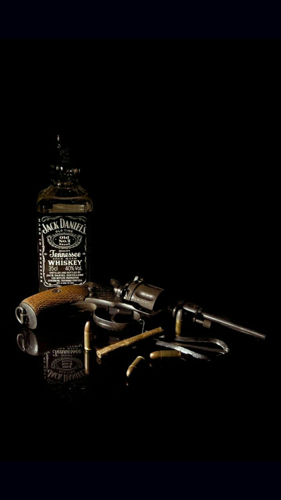 Jack Daniel's Whiskey Sour Mash Old No. 7 Black Label - 1080x1920 Wallpaper  