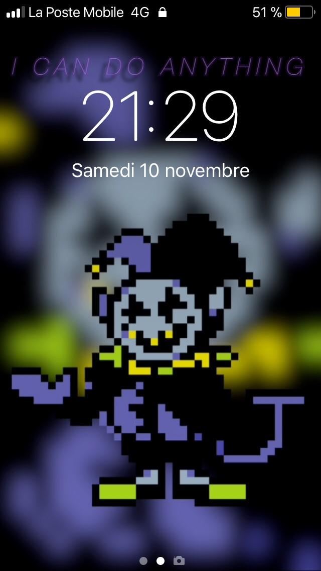 Deltarune Jevil Wallpaper Phone - HD Wallpaper 
