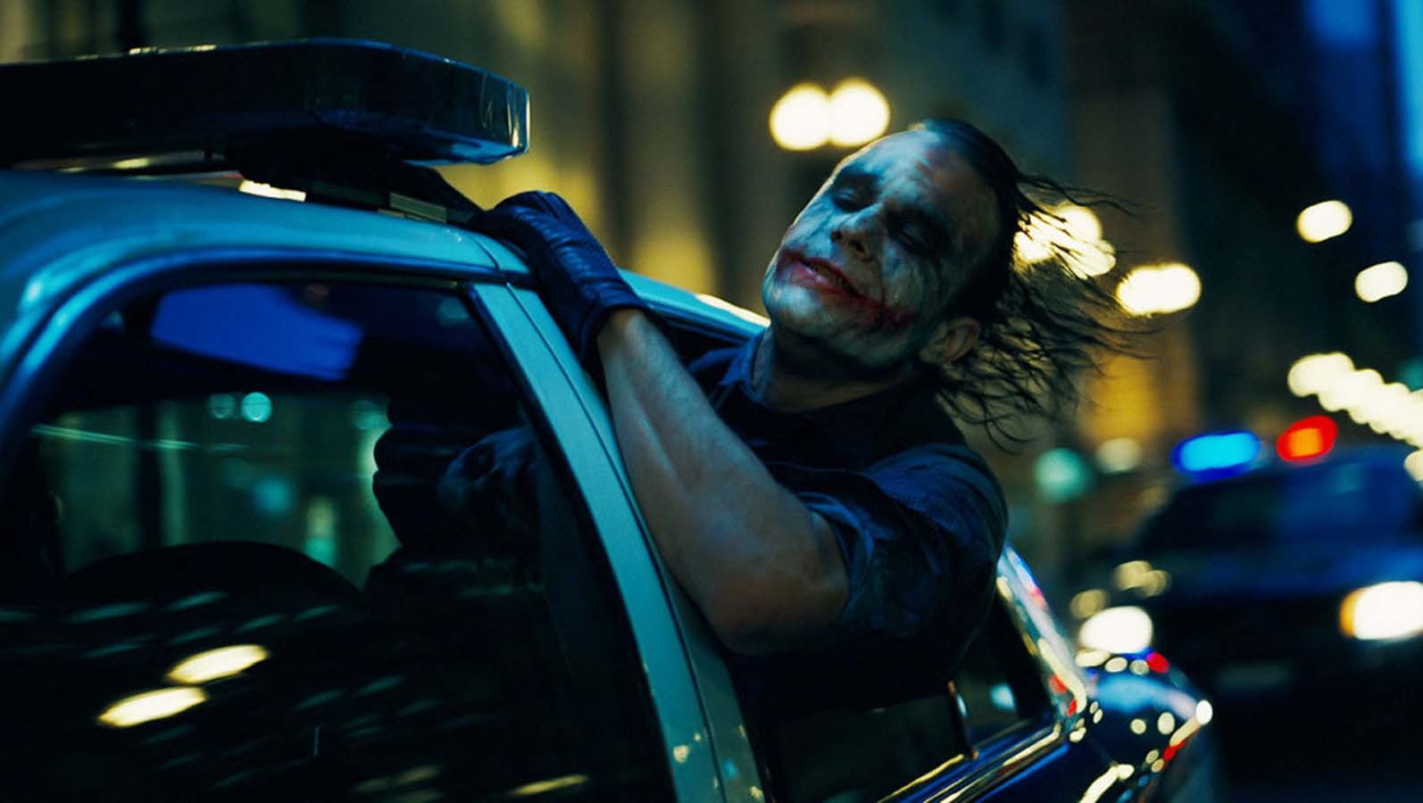 Hd Wallpaper Heath Ledger Joker The Dark Knight Illuminated - Heath Ledger Joker Wallpaper Hd - HD Wallpaper 