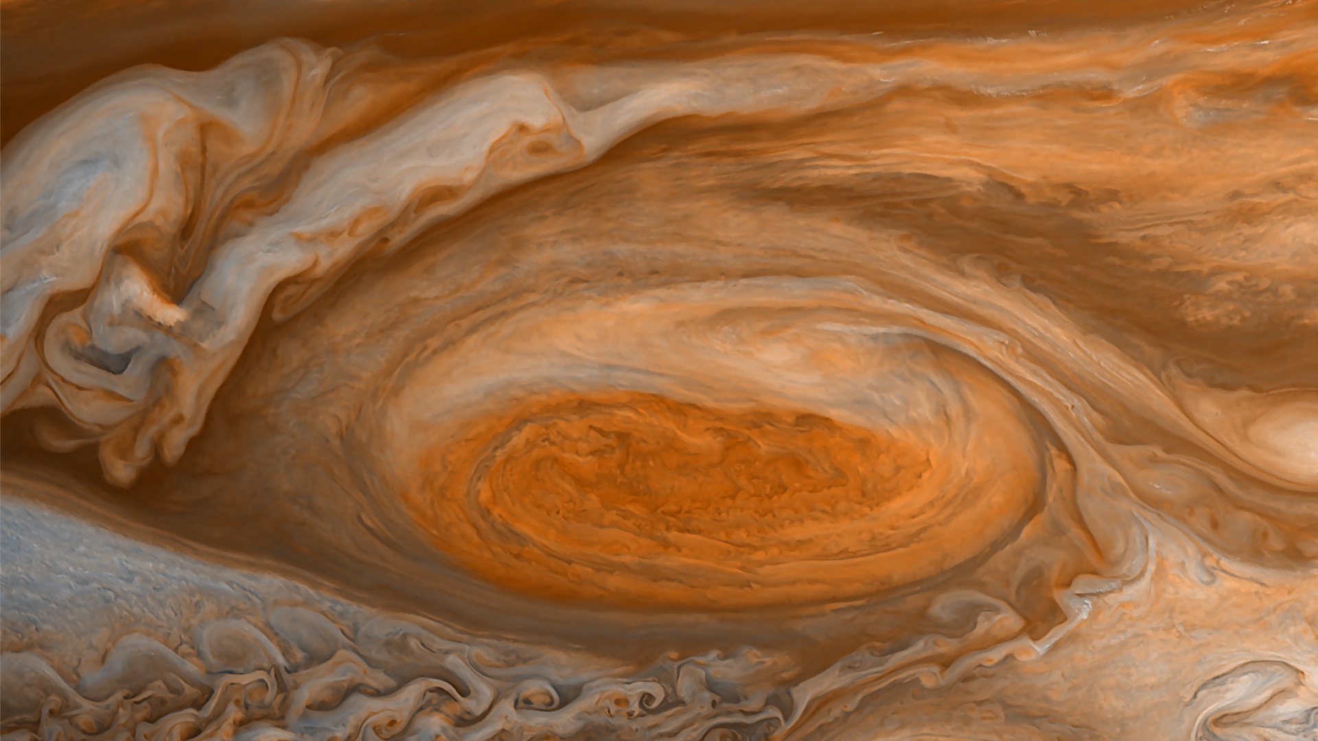 Top New Jupiter Backgrounds - Great Red Spot 4k - HD Wallpaper 