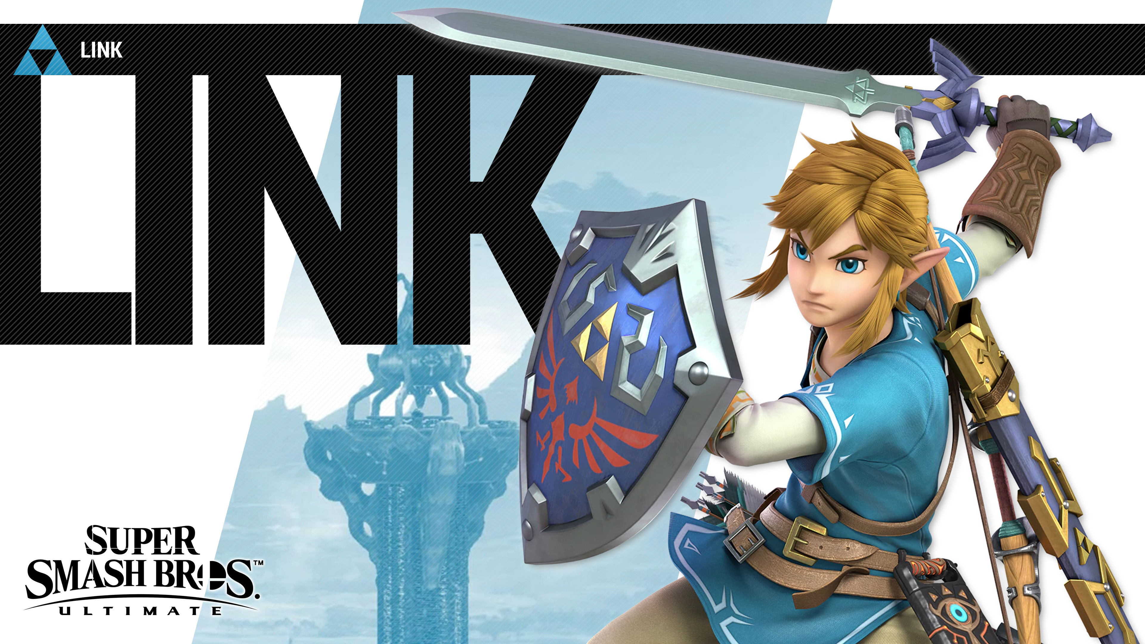 Super Smash Bros Ultimate Link - HD Wallpaper 