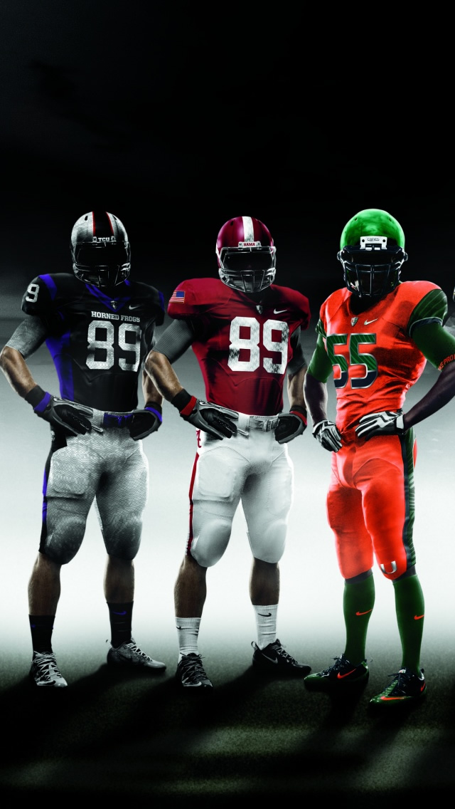 American Football Players Iphone Wallpaper - Nike Pro Combat Uniforms 2017 - HD Wallpaper 