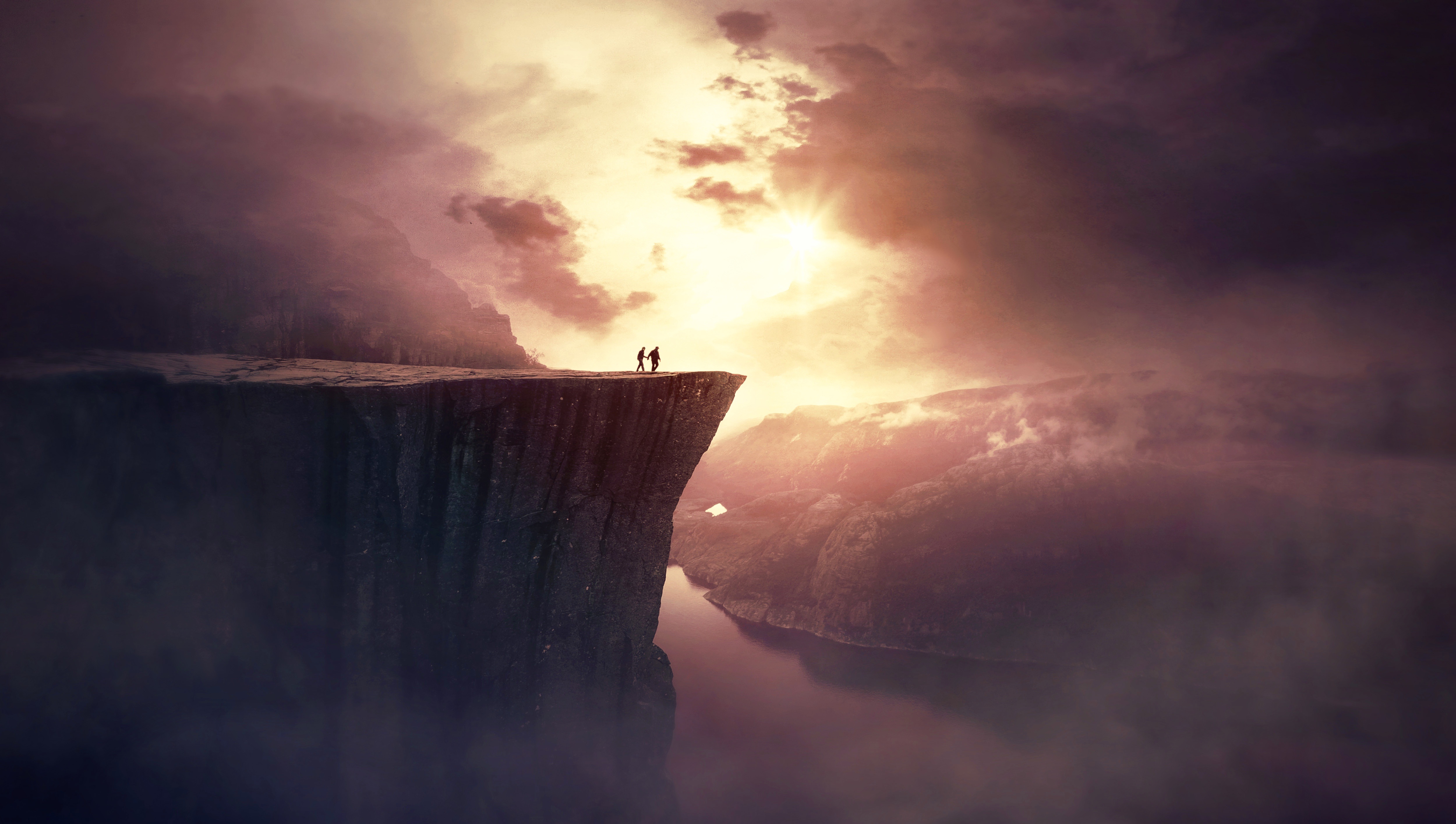 Light Fantasy Landscape - HD Wallpaper 