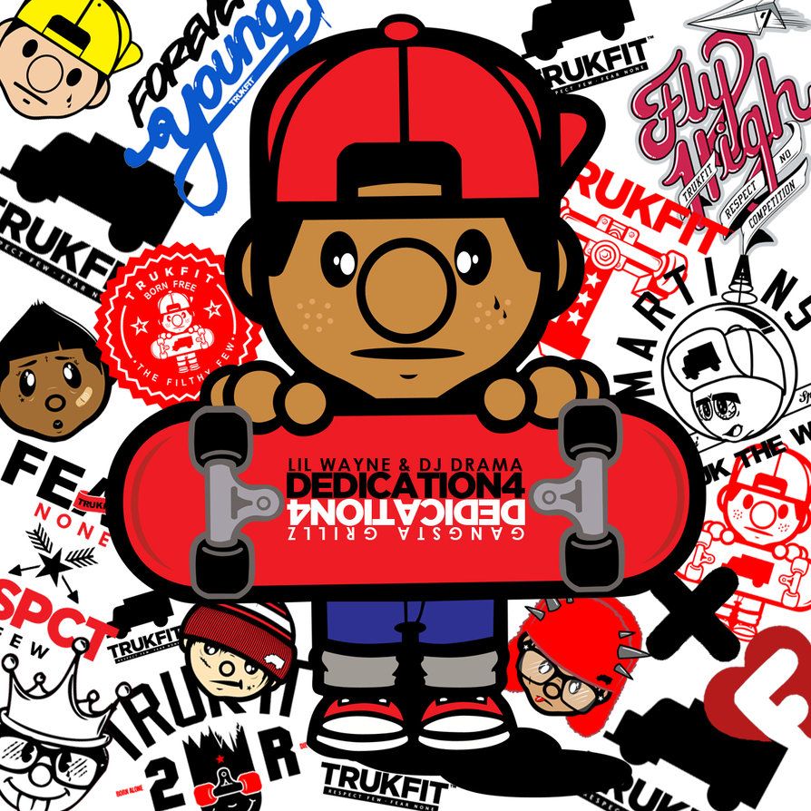 Lil Wayne Clipart Wallpaper - Trukfit Lil Wayne - HD Wallpaper 