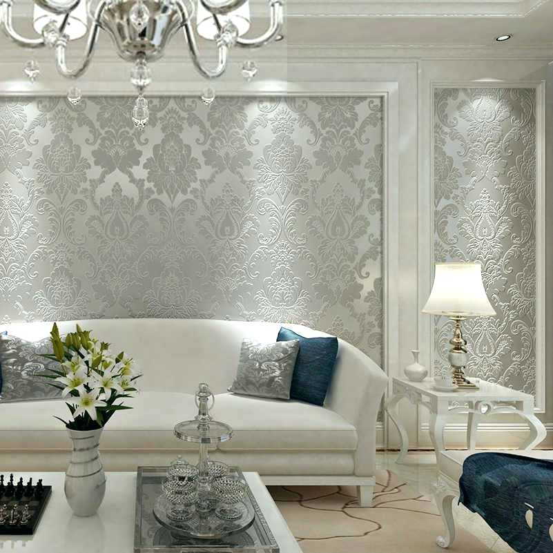 Shiny Wallpaper For Walls Damask Cream Luxury Classic - Wallpaper - HD Wallpaper 