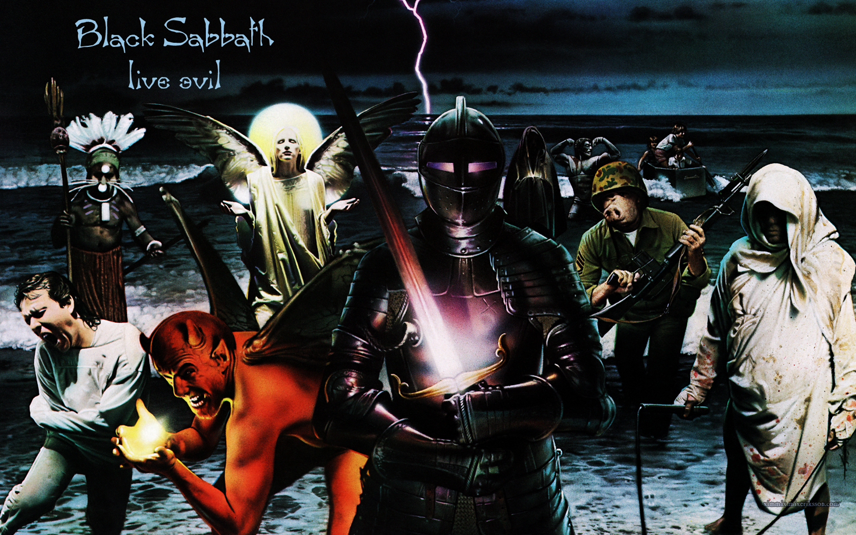 Black Sabbath Live Evil - HD Wallpaper 