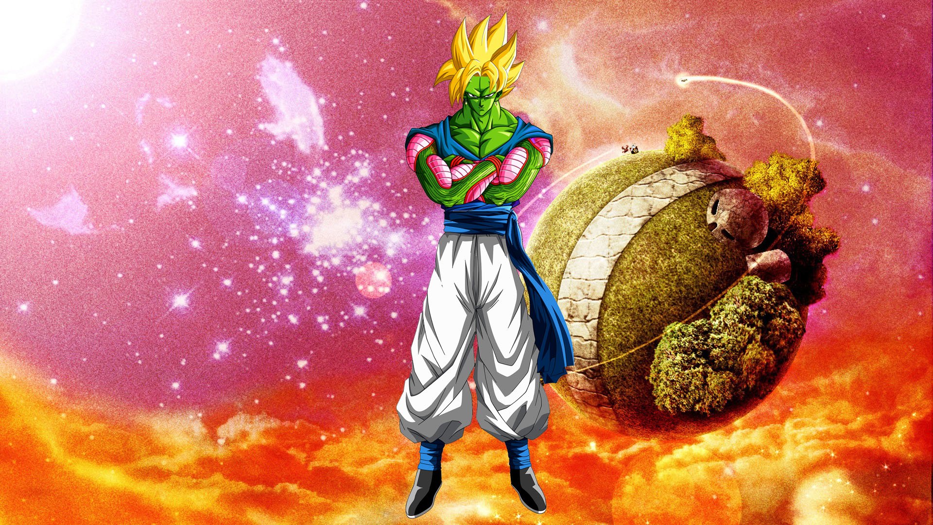 Fusión De Piccolo Y Goku - 1920x1080 Wallpaper Fusión De Piccolo Y Goku - 1920x1080 Wallpaper