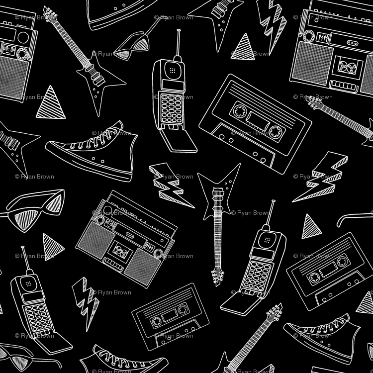 90s Black And White - HD Wallpaper 