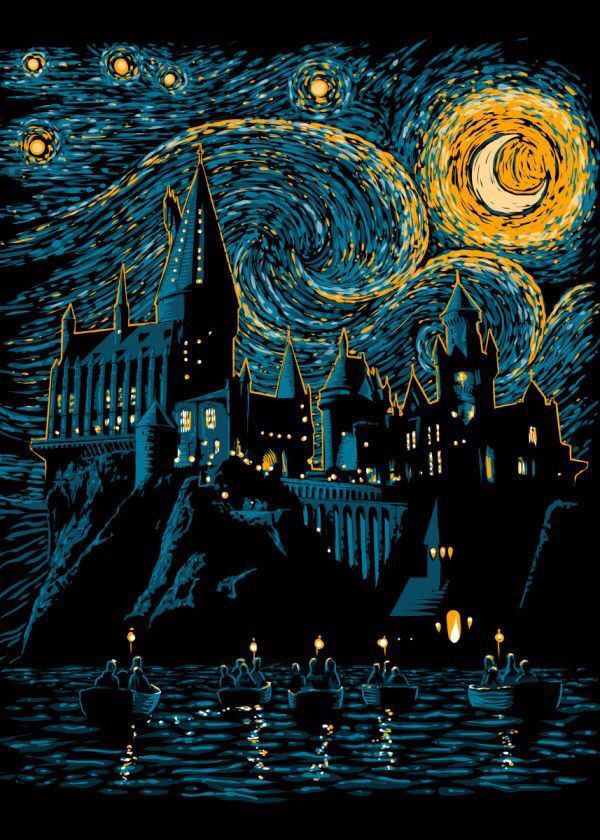 Harry Potter Van Gogh - HD Wallpaper 