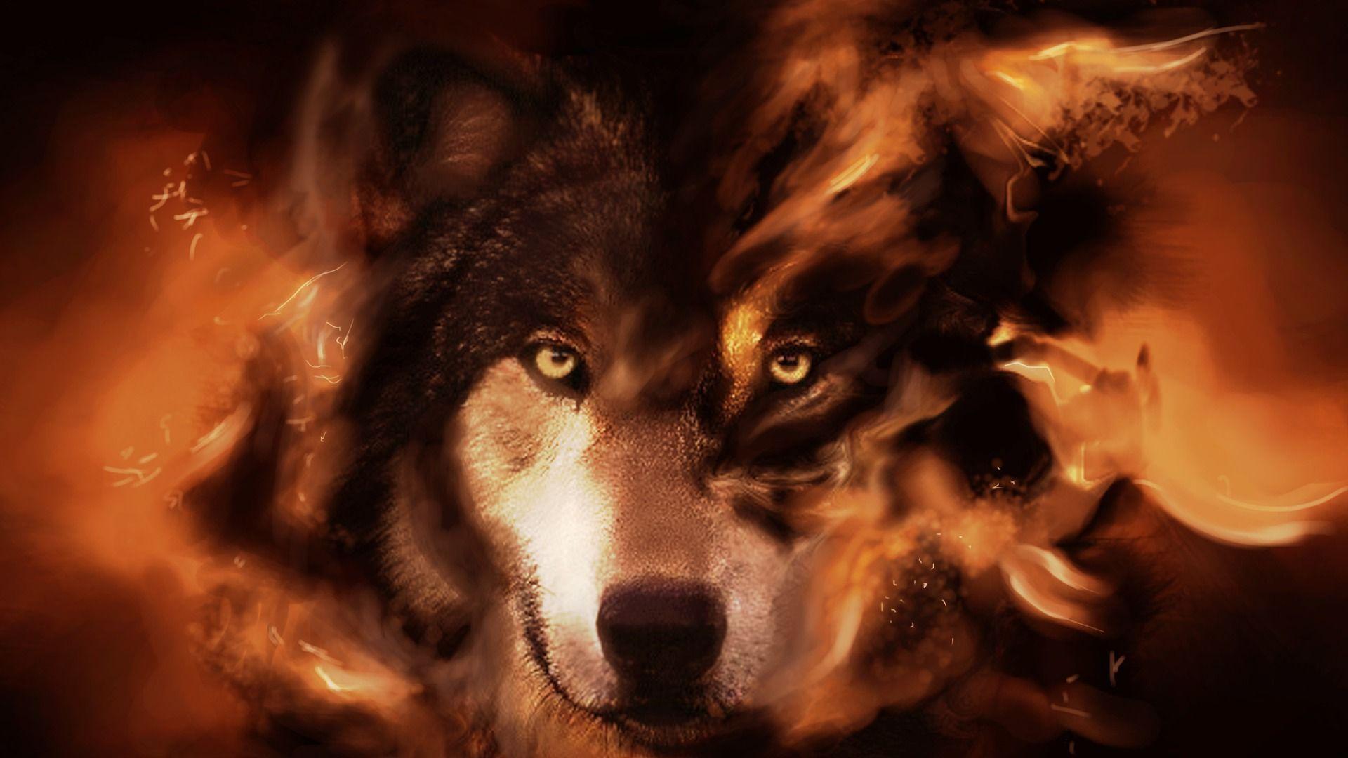 Fantasy Wolf Wallpaper Hd - Alpha Wolf Backgrounds - HD Wallpaper 