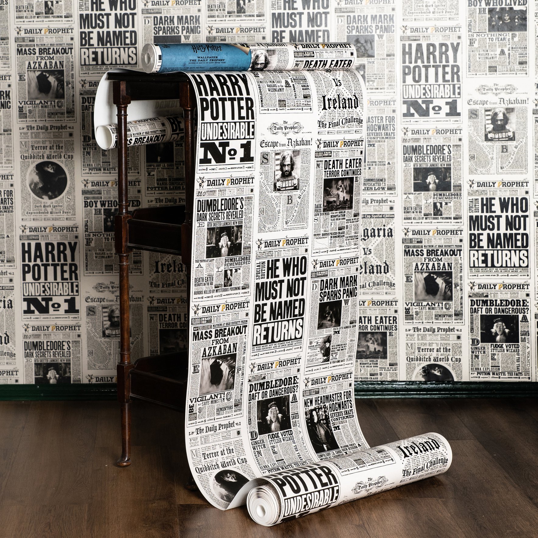 New Harry Potter Wallpaper One-roll Ideas - Harry Potter Daily Prophet - HD Wallpaper 