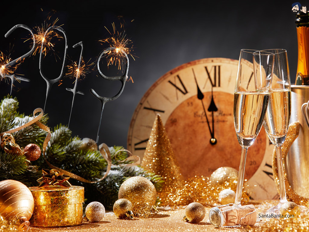 New Year Fond D Ecran Nouvel An 19 1024x768 Wallpaper Teahub Io