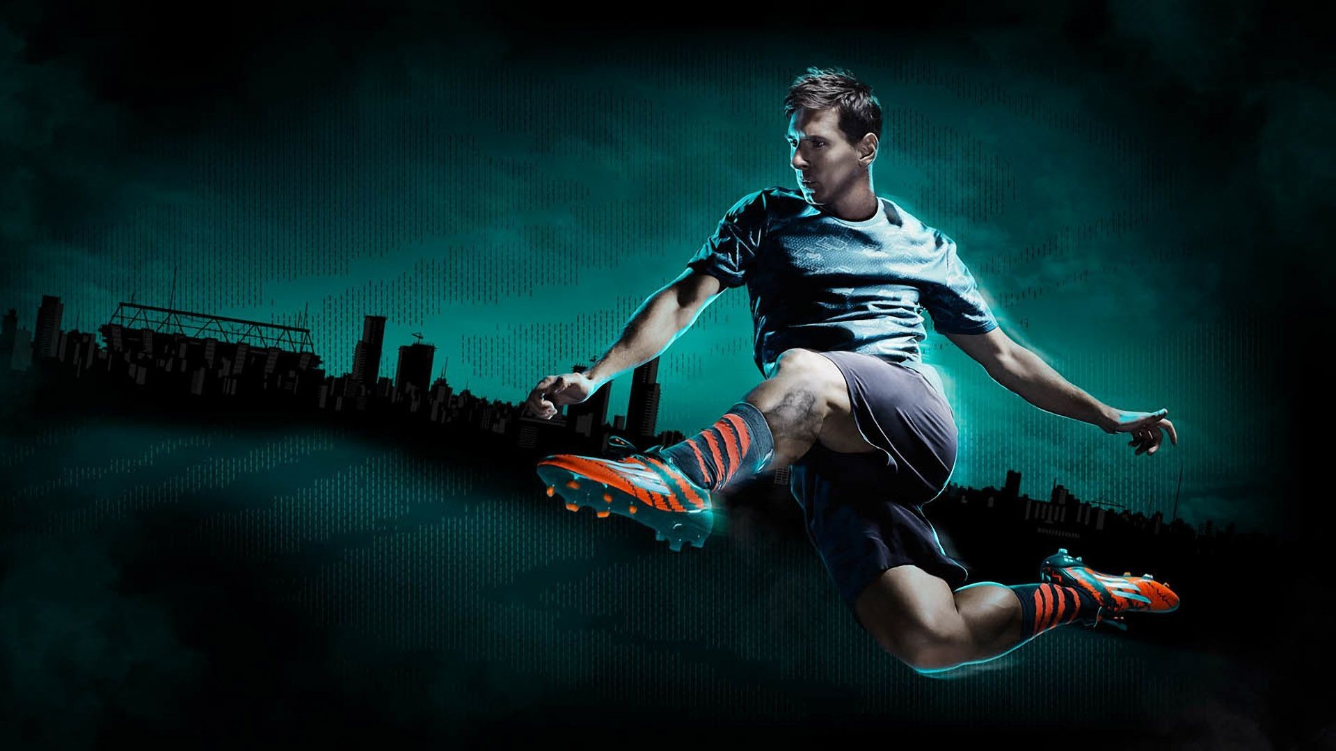 1920x1080, Adidas Soccer Wallpaper 
 Data Id 307851 - Messi Adidas - HD Wallpaper 