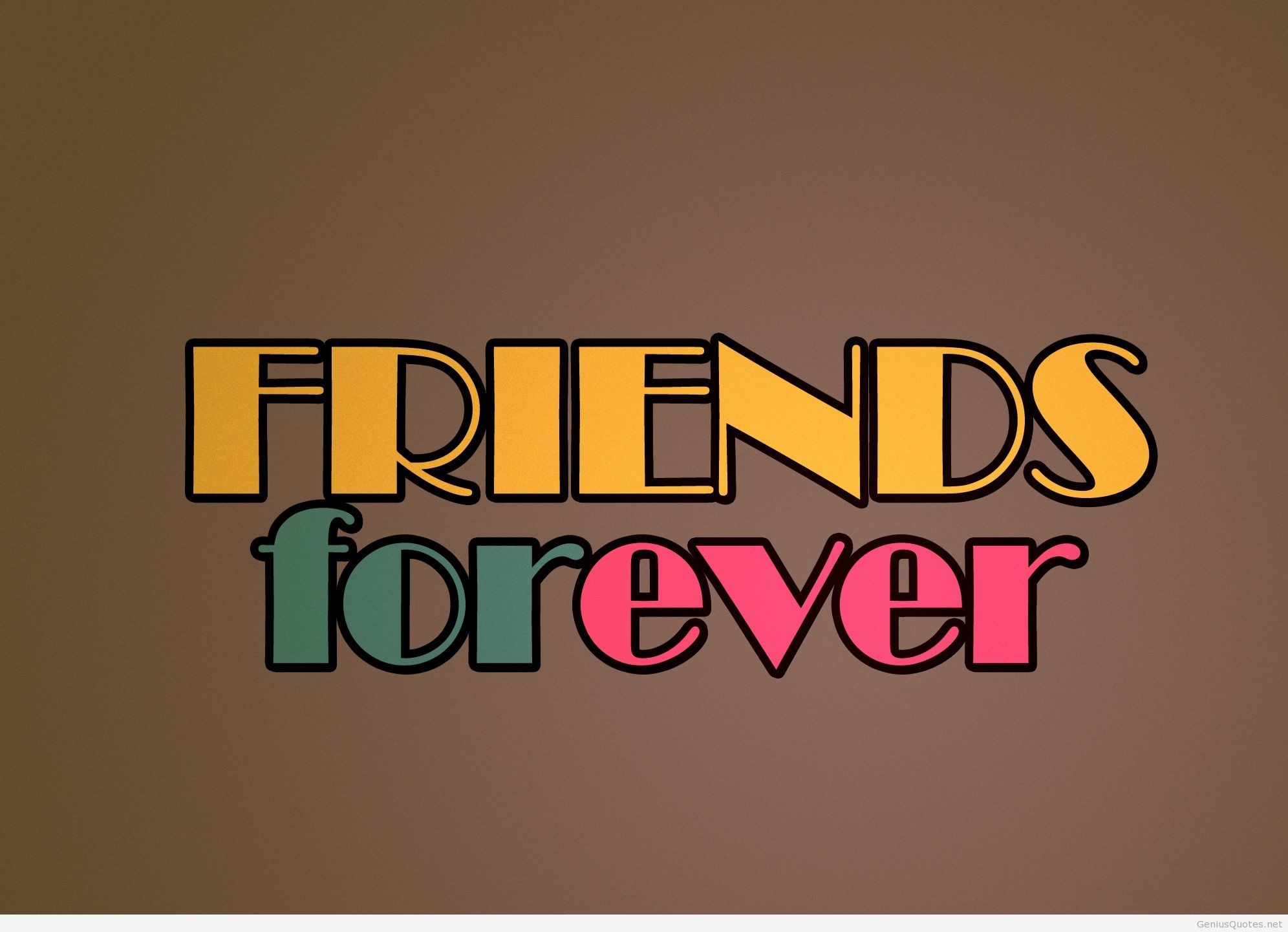 Best Friends Forever Friendship Quotes Wallpaper 
 - Friends Forever Logo Hd - HD Wallpaper 