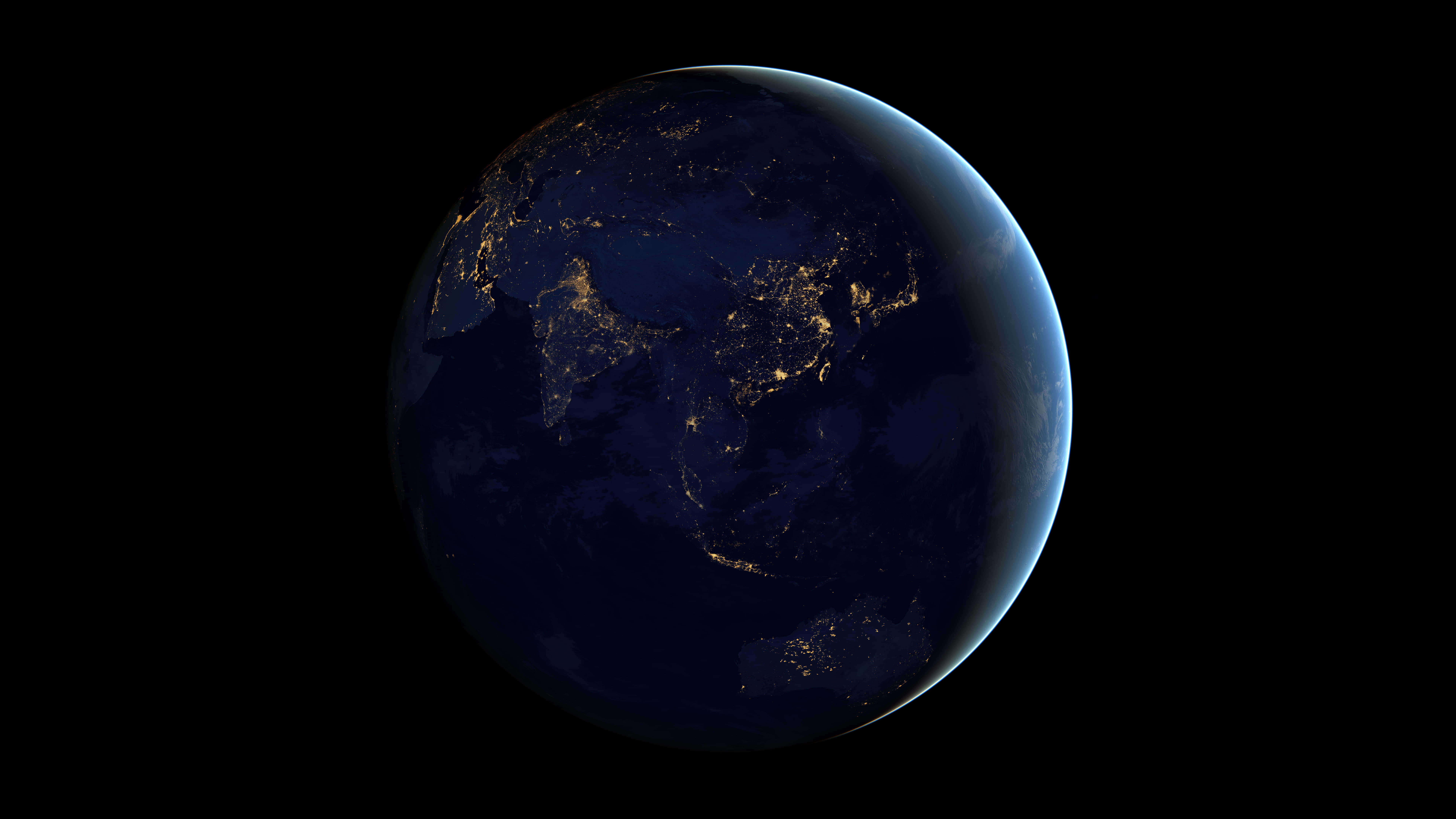 Planet Earth At Night Uhd 8k Wallpaper - Earth - HD Wallpaper 