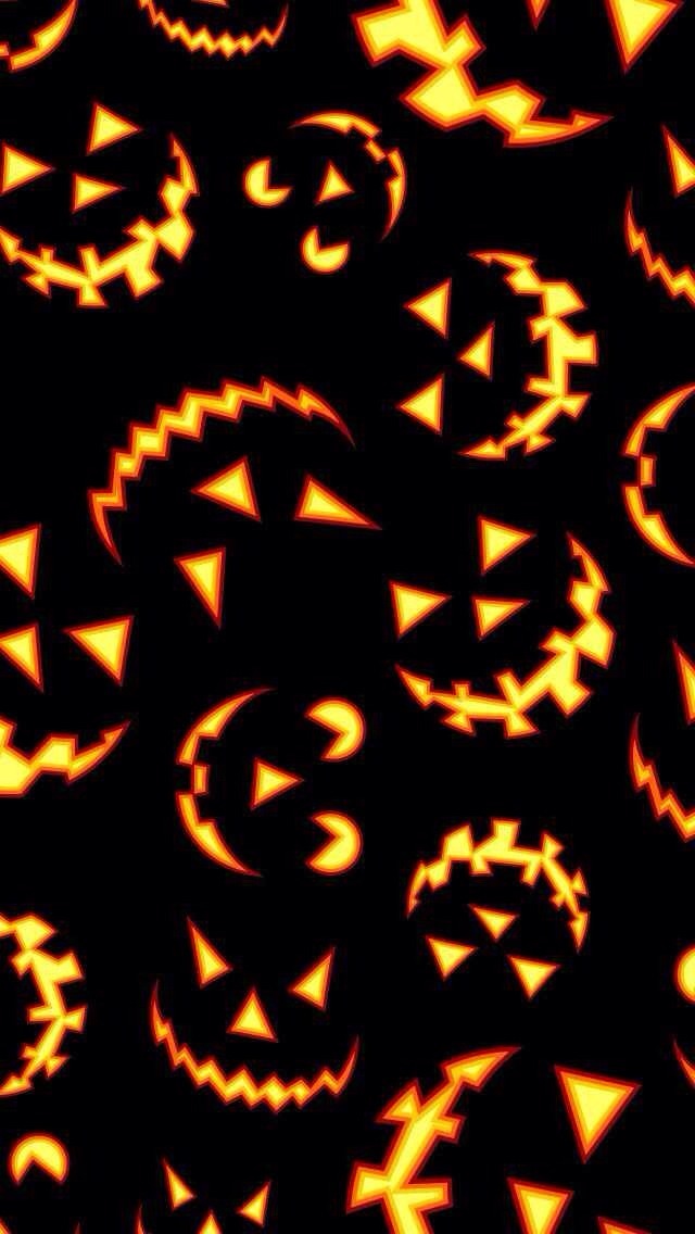 Halloween, Wallpaper, And Pumpkin Image - Iphone Halloween Background - HD Wallpaper 