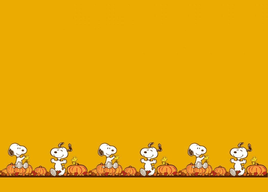 Halloween Wallpaper Snoopy - Happy Thanksgiving Employees - HD Wallpaper 