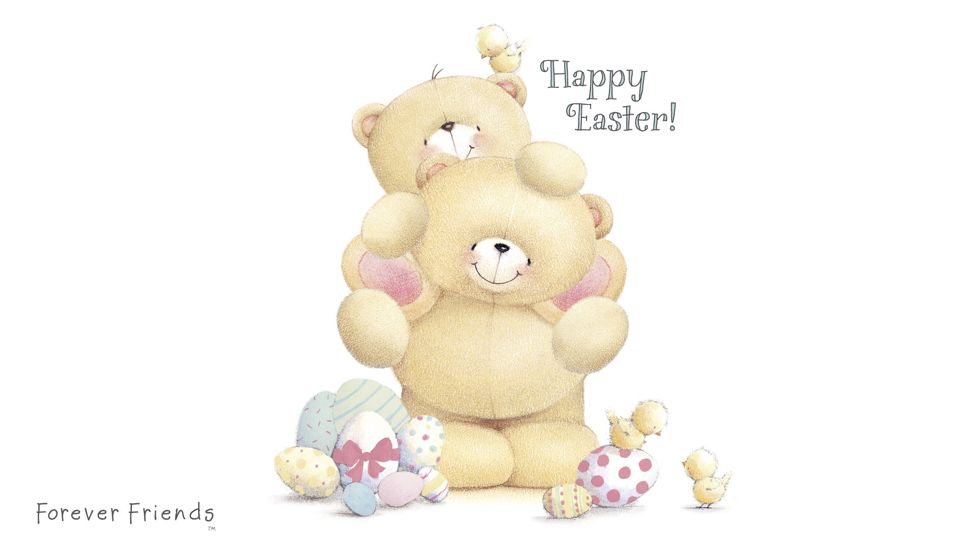 Forever Friends Bear Easter - HD Wallpaper 