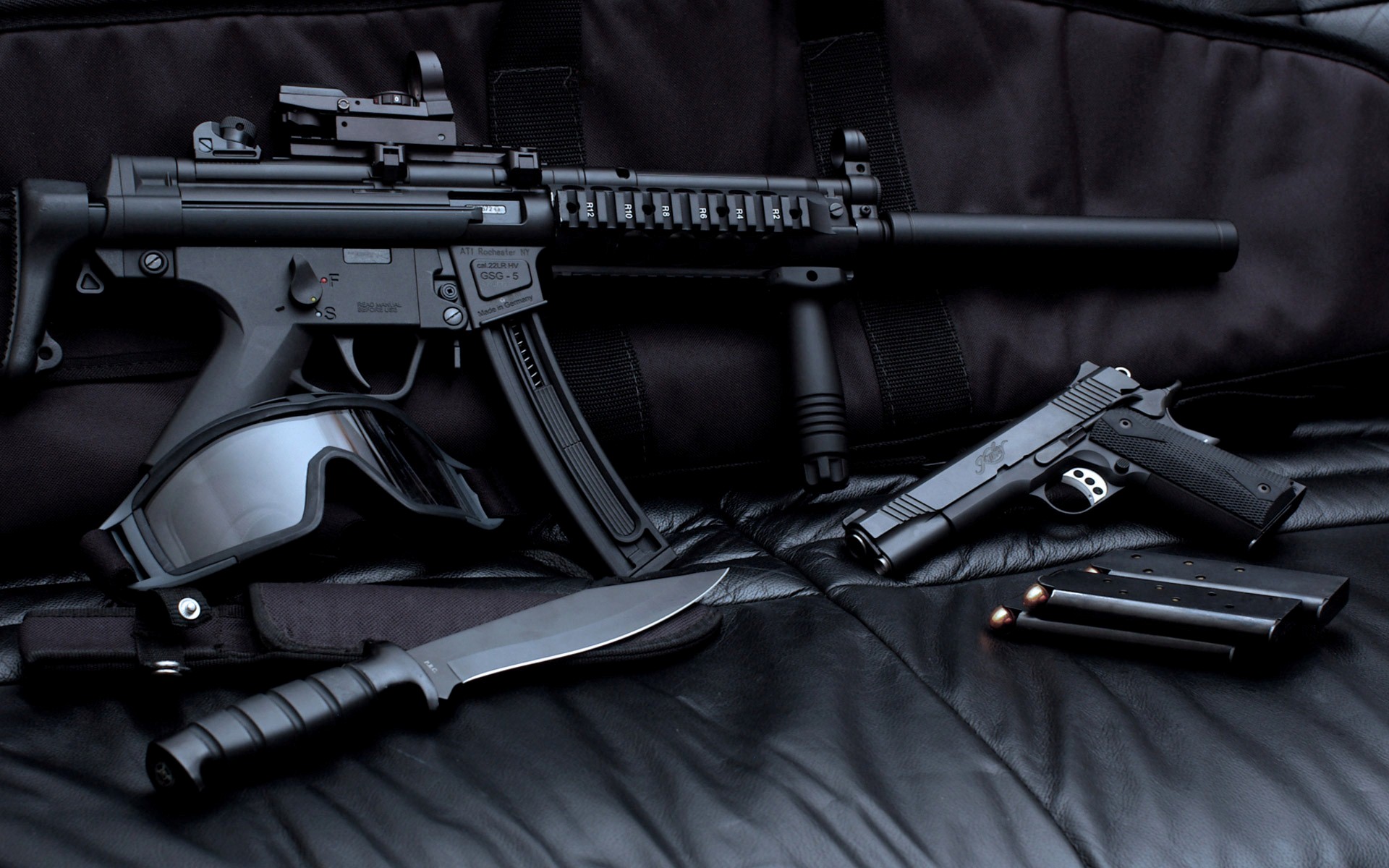 Guns And Knife - Weapon Guns - HD Wallpaper 