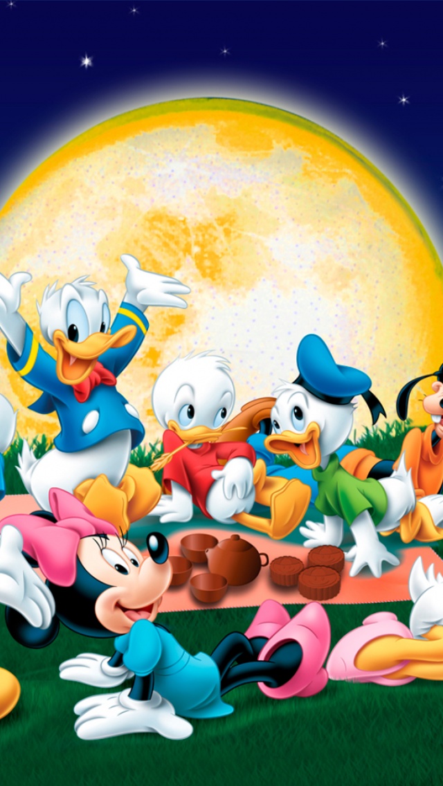 Mickey Mouse And Friends Wallpaper Iphone - HD Wallpaper 