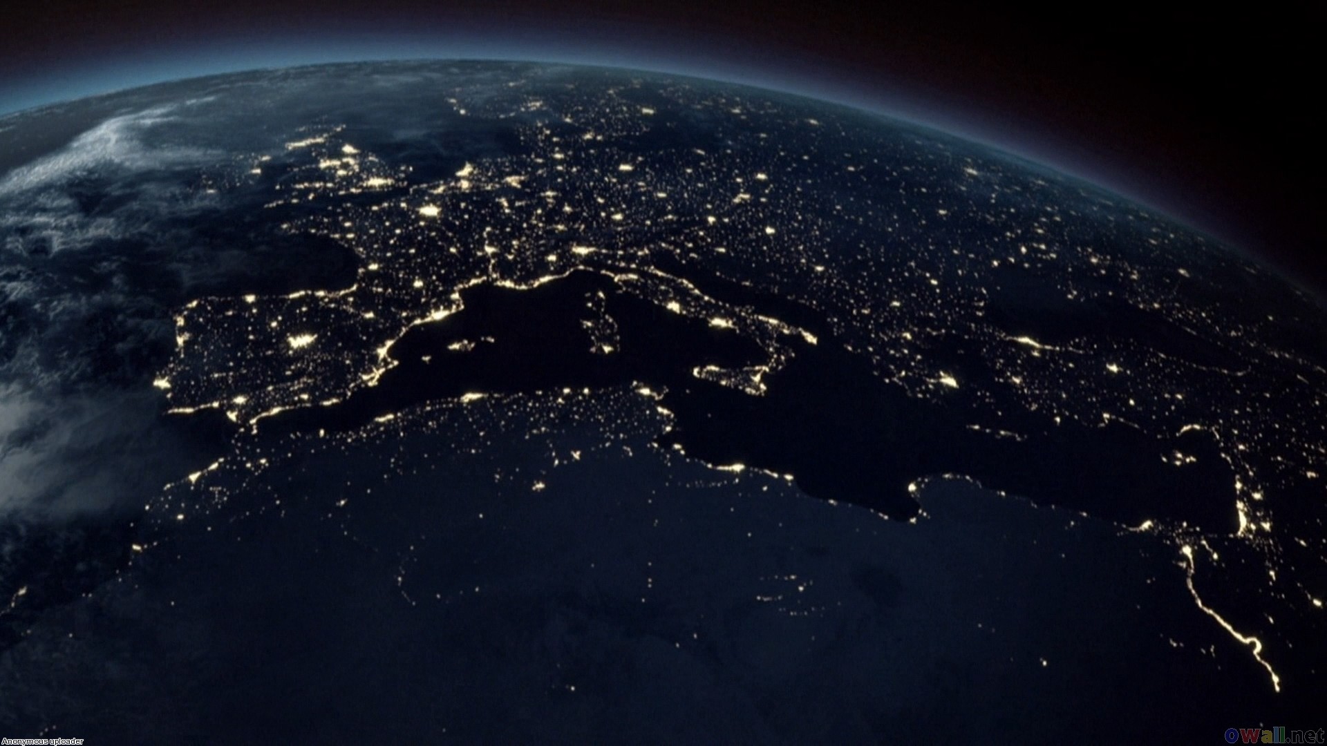 Earth At Night - HD Wallpaper 