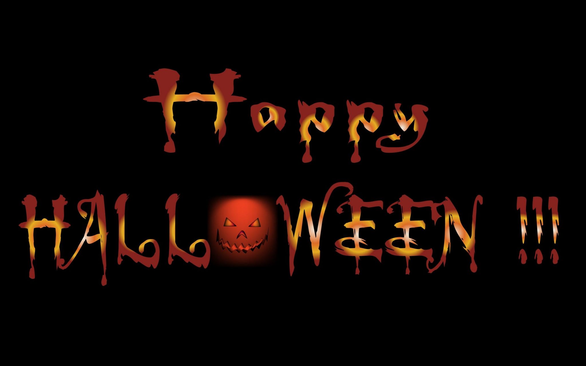 Happy Halloween Wallpaper Background - Scary Happy Halloween Background - HD Wallpaper 