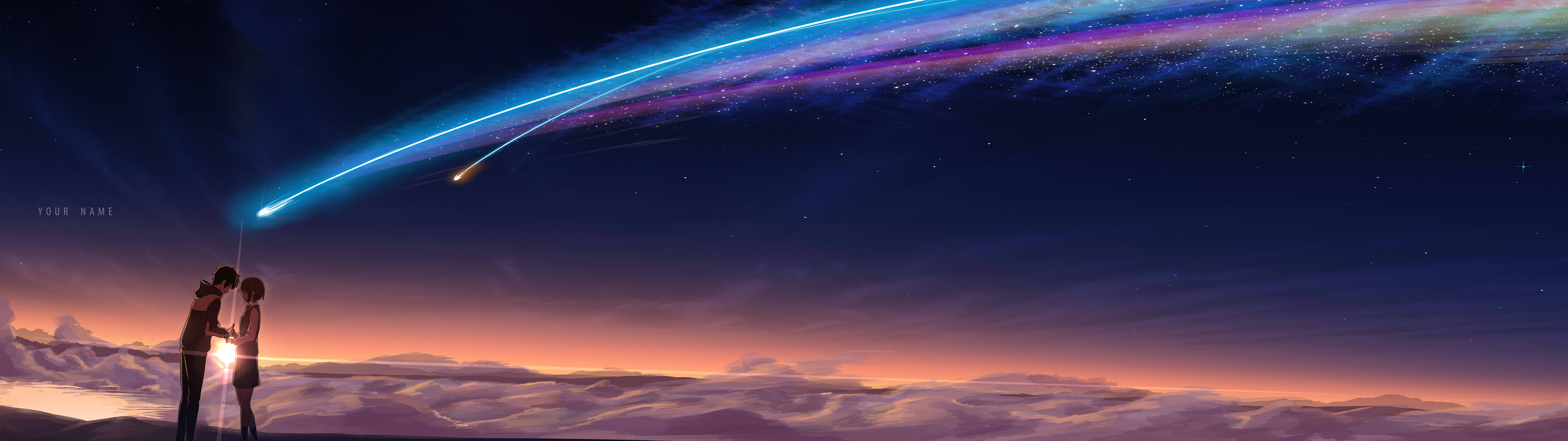 Your Name Wallpaper Dual Screen - HD Wallpaper 