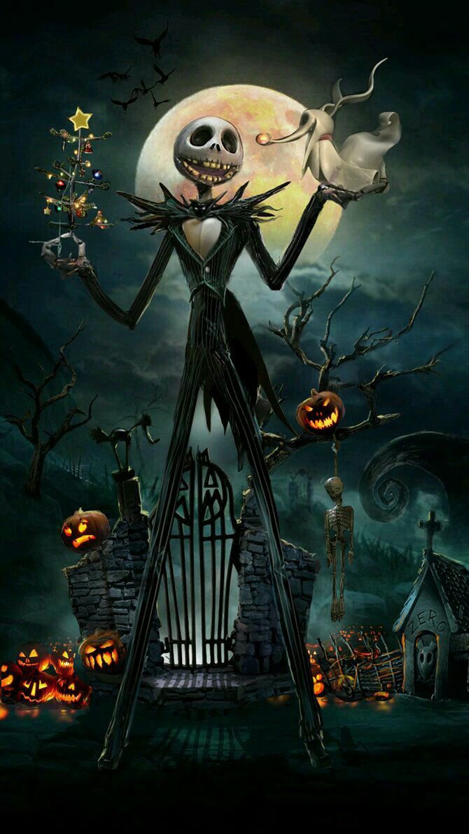 Happy Halloween Jack Skellington - HD Wallpaper 