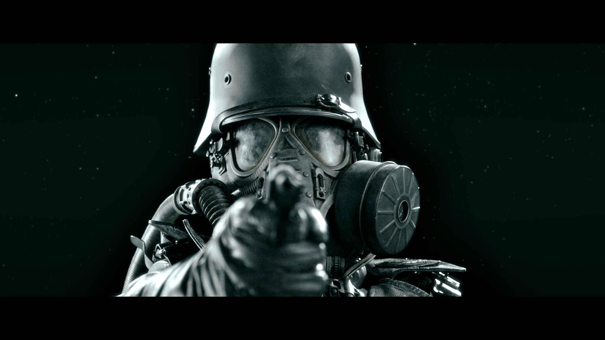 Gas Mask Soldier Gif - HD Wallpaper 