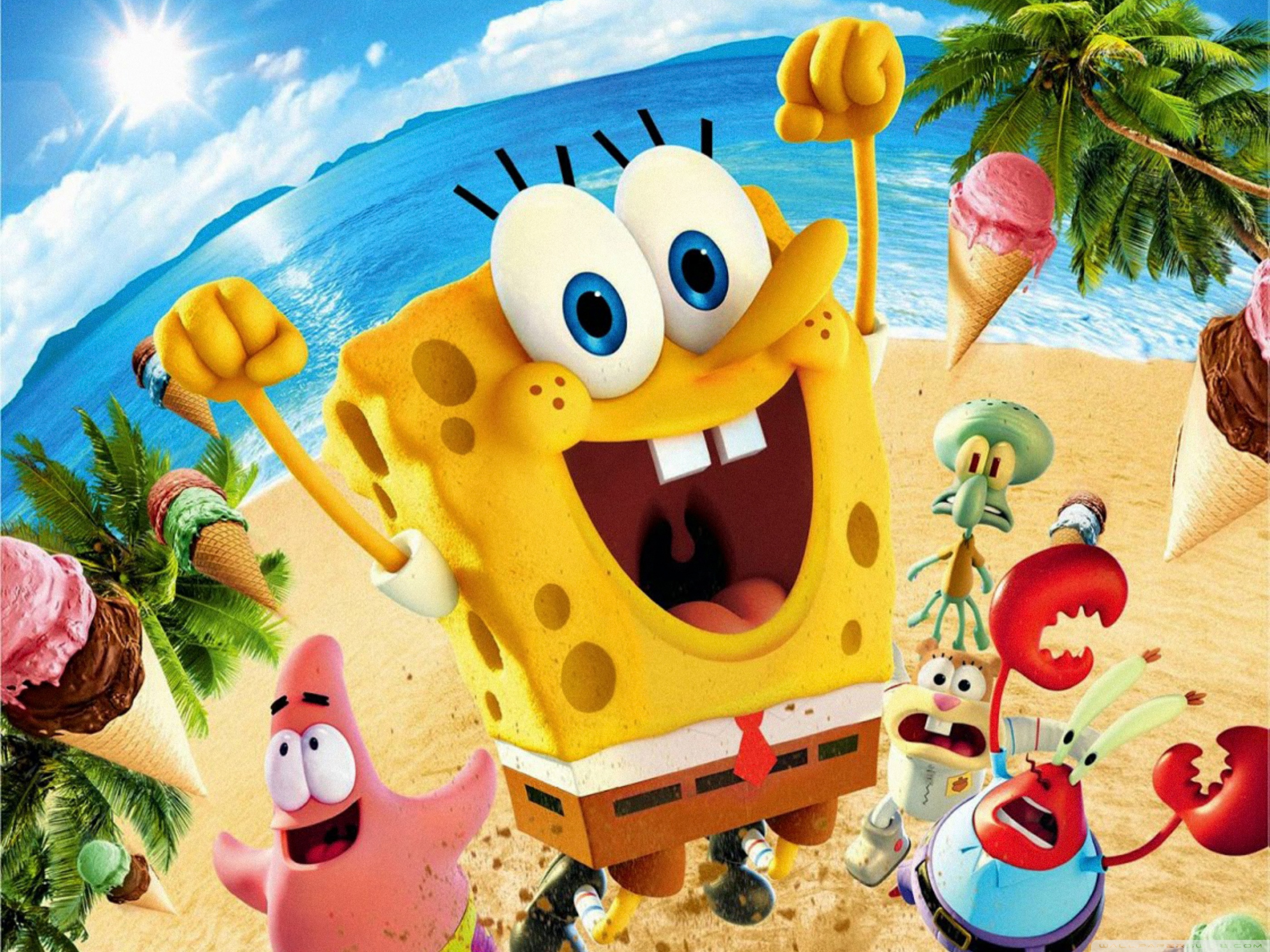 Spongebob Desktop Wallpaper Hd 2800x2100 Wallpaper Teahub Io