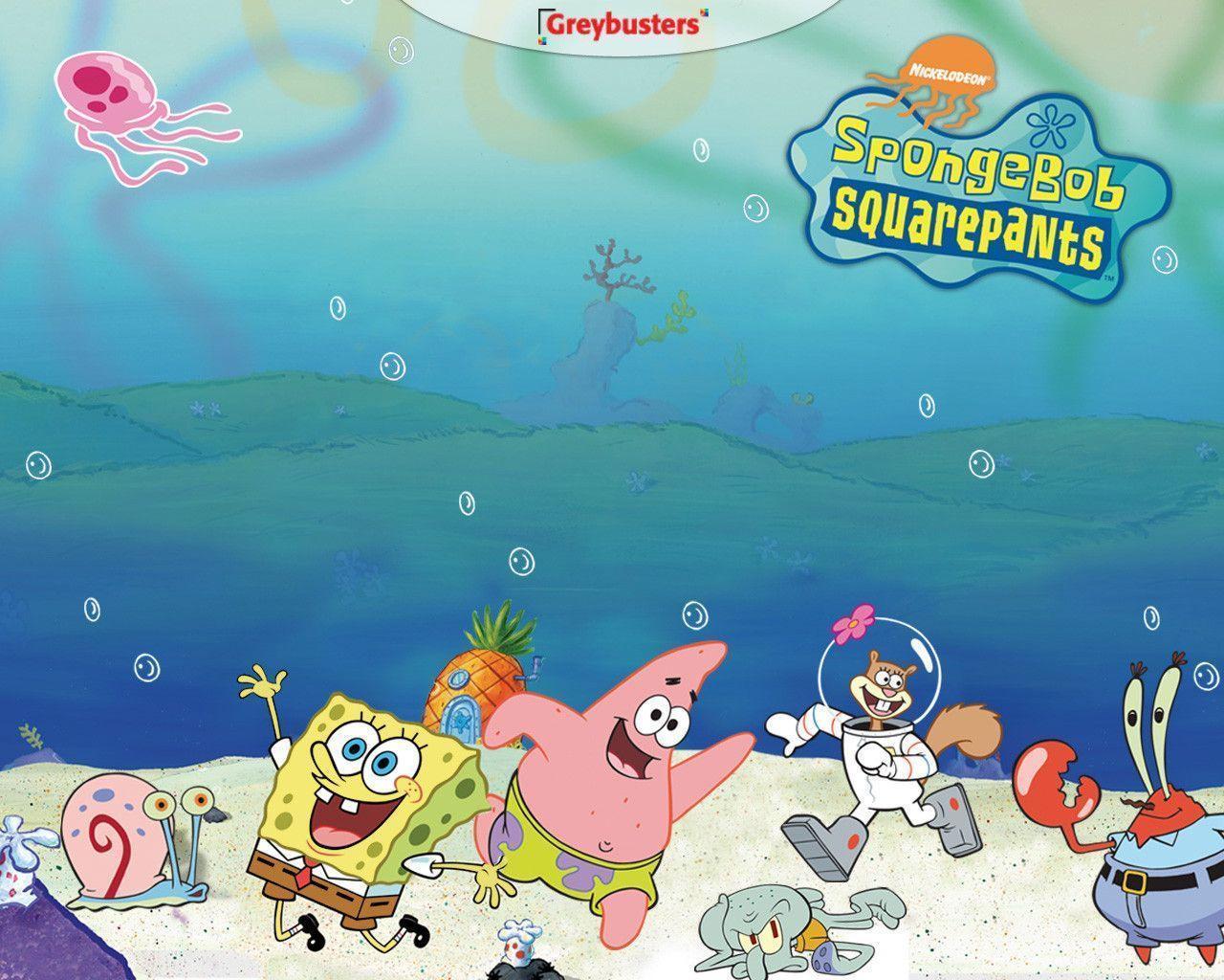 Spongebob Wallpaper - Spongebob Layout For Tarpaulin - HD Wallpaper 