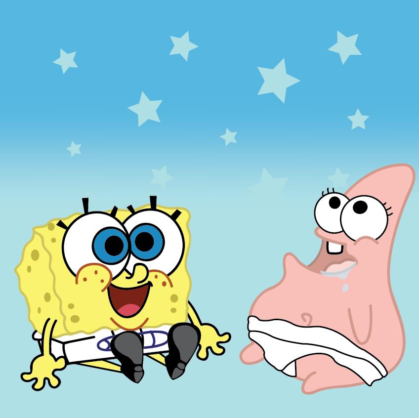 Spongebob And Patrick - Cute Spongebob And Patrick - HD Wallpaper 