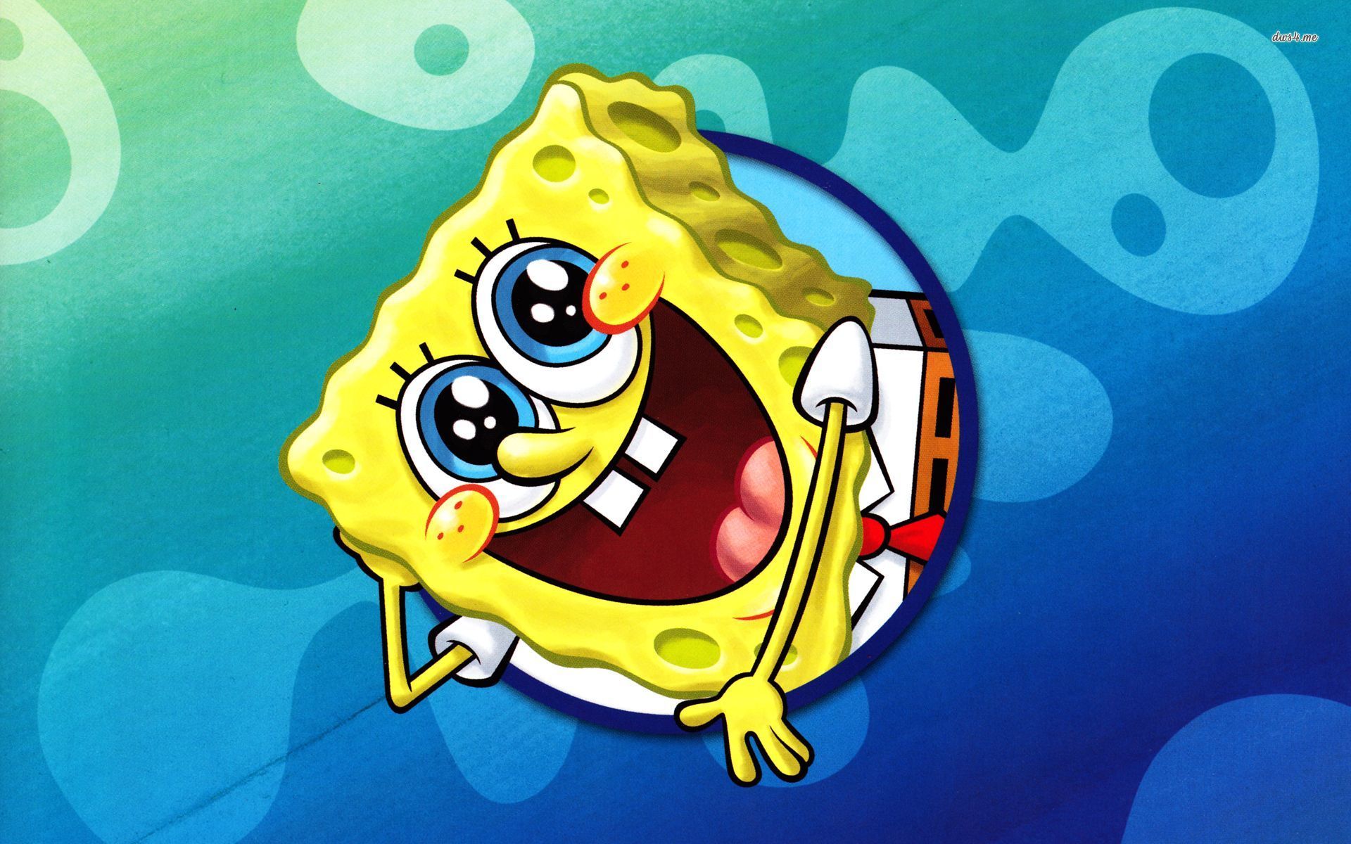 Spongebob Happy - HD Wallpaper 