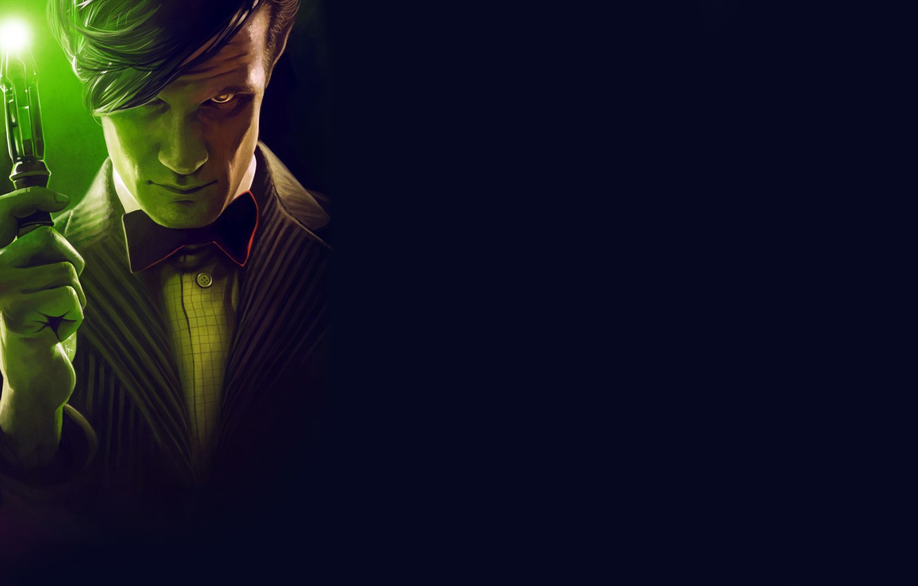 Photo Wallpaper Look, Background, Art, Doctor Who, - Eleventh Doctor - HD Wallpaper 