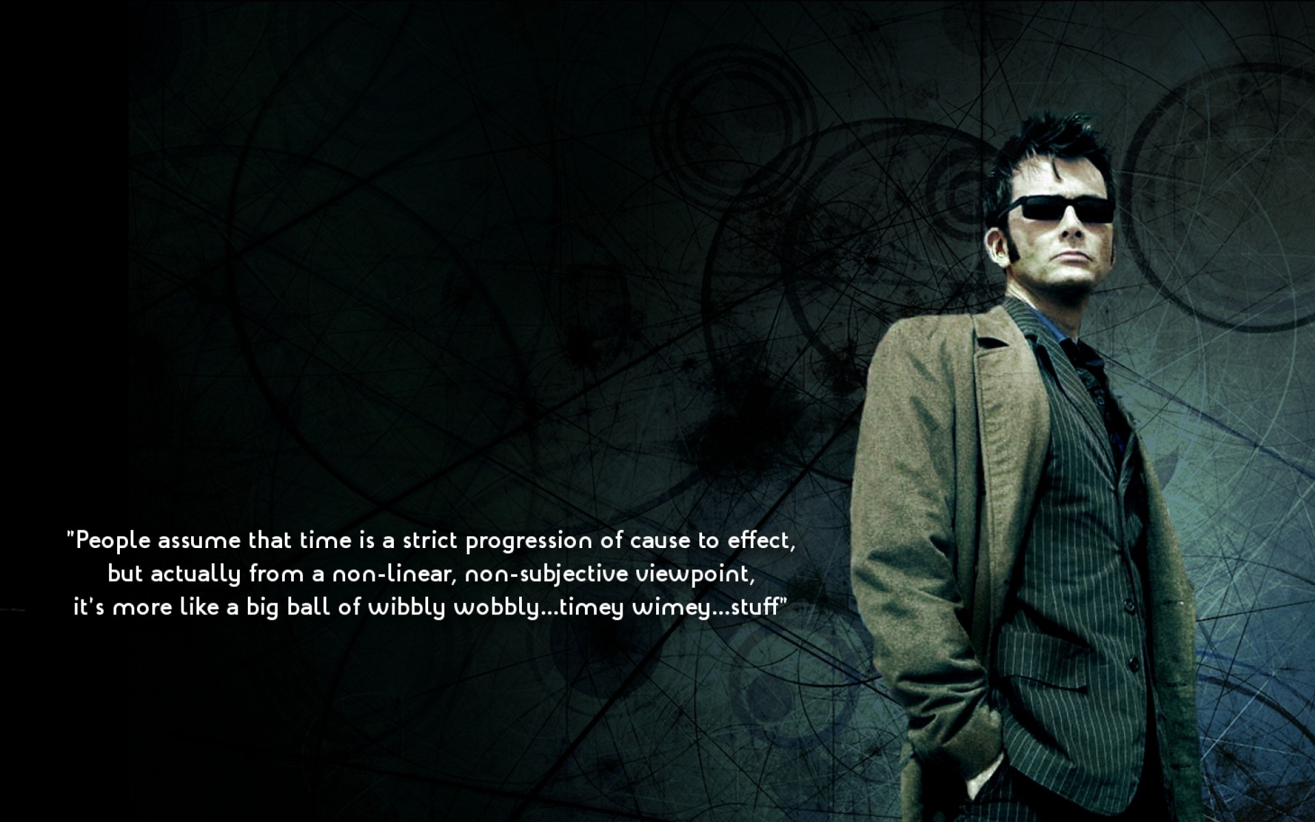 Quotes David Tennant Doctor Who Tenth Doctor Time Wallpaper - Doctor Who Wallpaper Hd - HD Wallpaper 