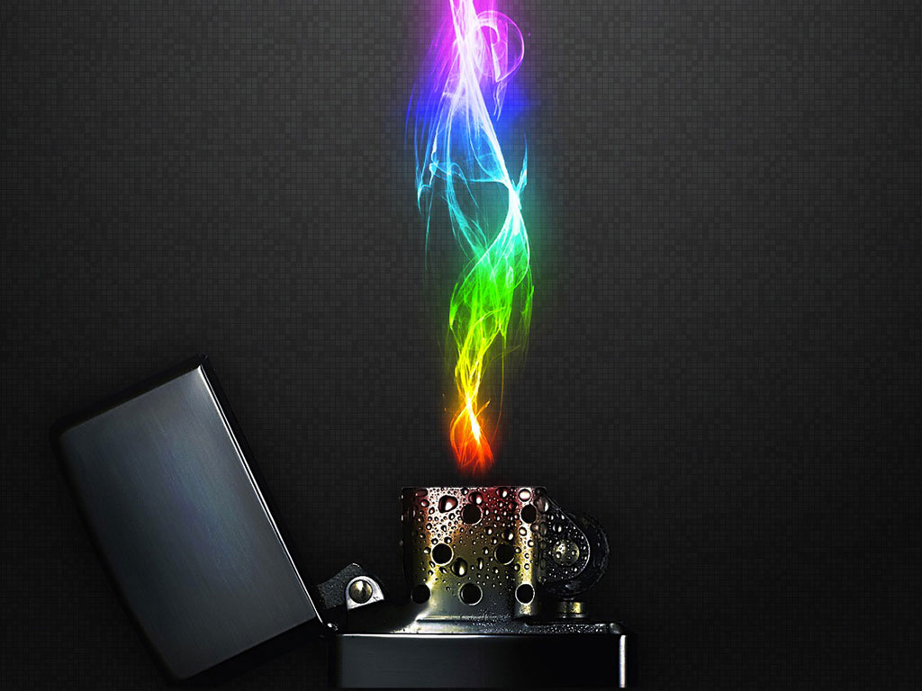 Rainbow Fire Wallpaper - Awesome Hd Wallpapers For Phone - HD Wallpaper 