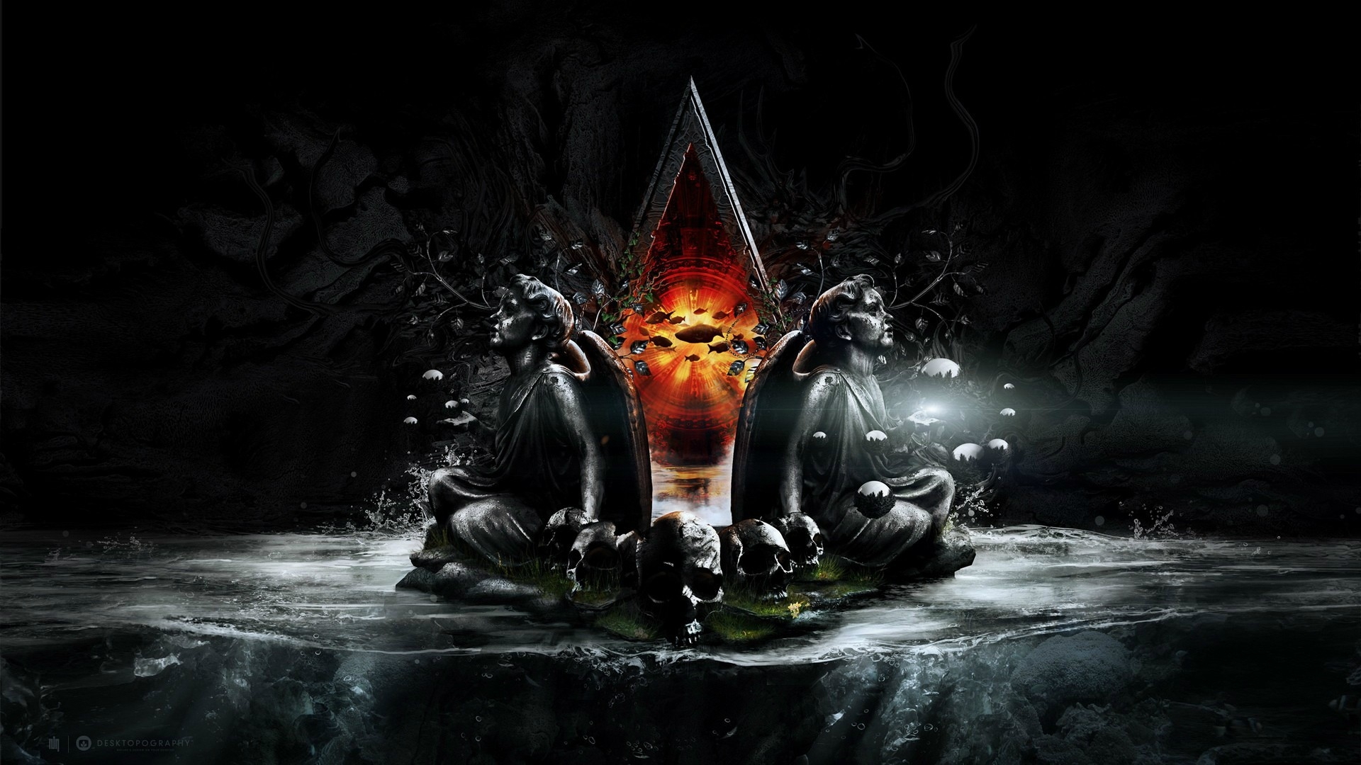 Dark Angel Psychedelic - HD Wallpaper 