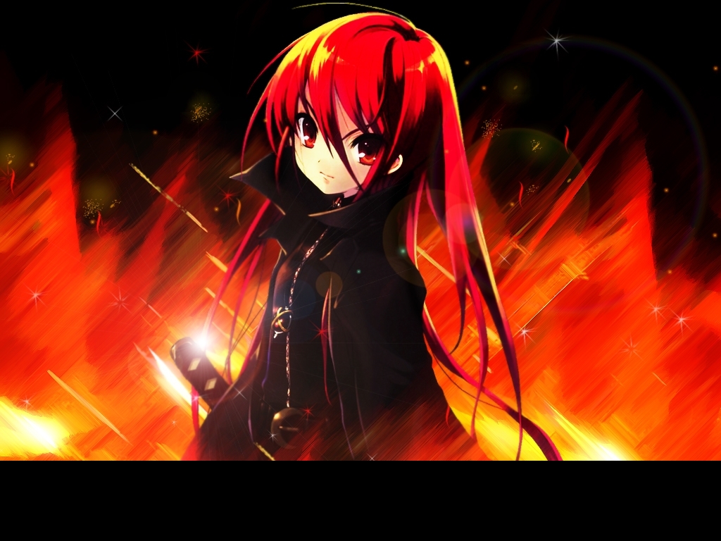 Anime Fire - Anime Characters With Red Hair And Red Eyes - 1024x768  Wallpaper 