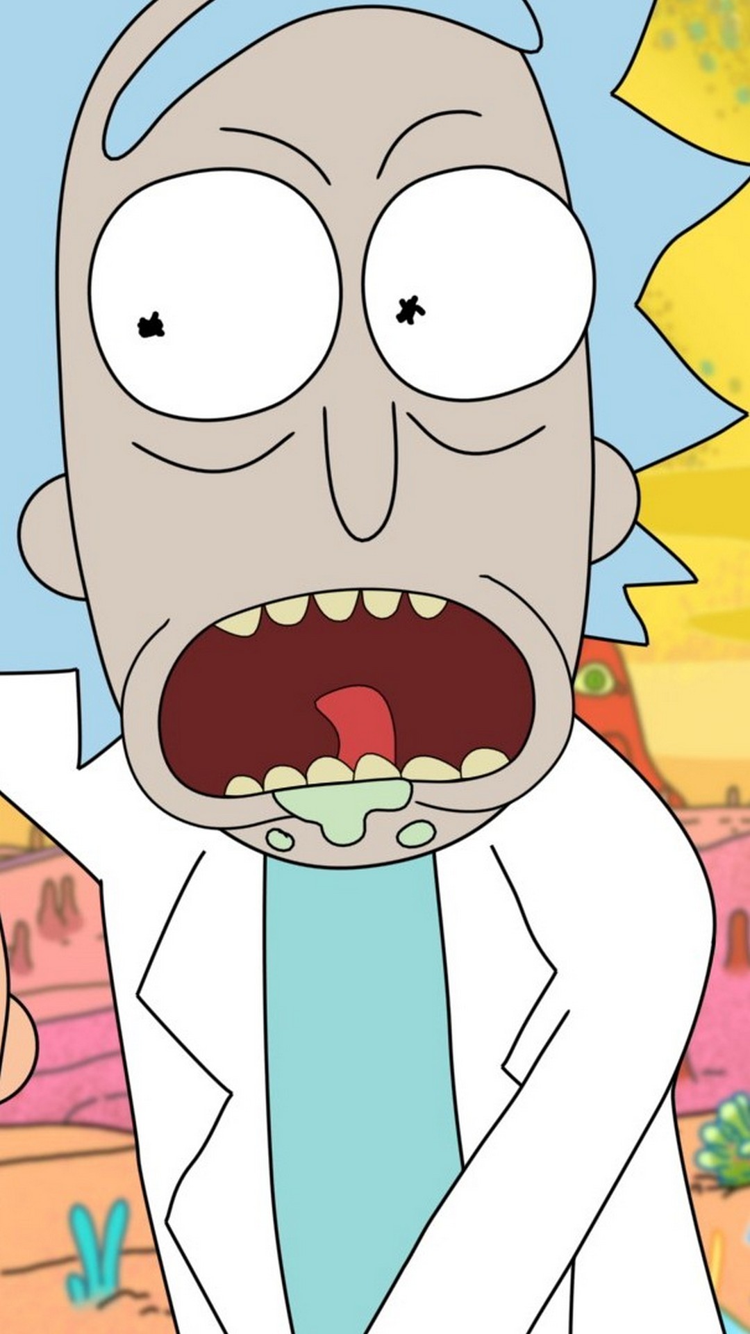 Iphone Wallpaper Rick And Morty 1080p With High-resolution - Rick And Morty Profile - HD Wallpaper 