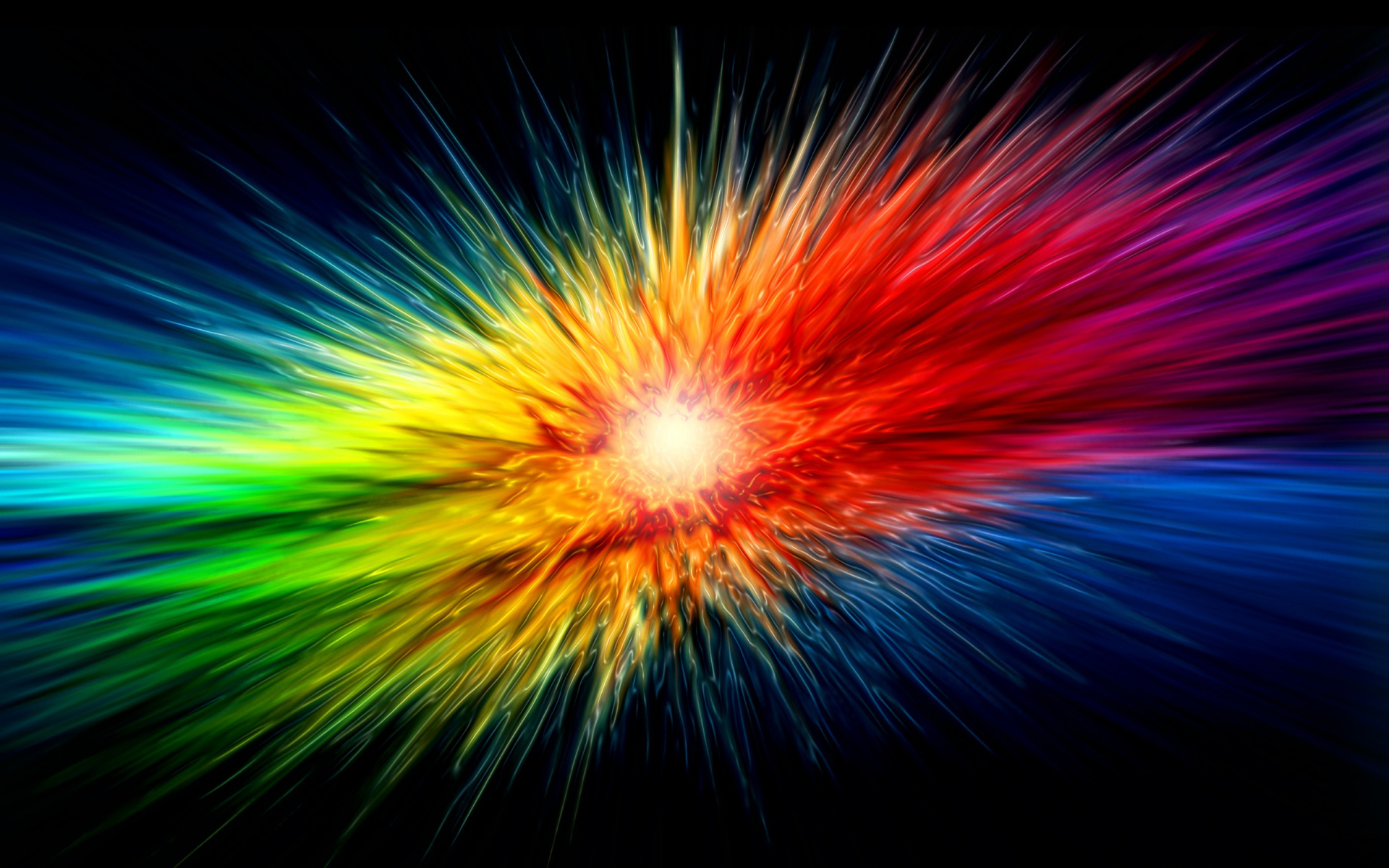 Abstract 1080p Wallpaper - Colour Burst - HD Wallpaper 
