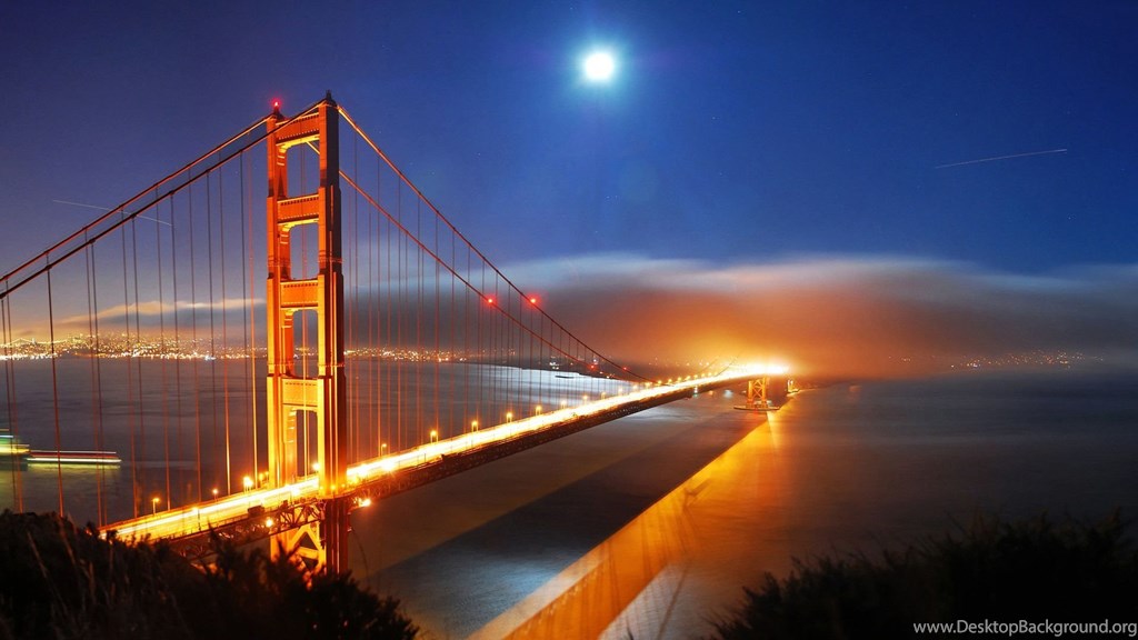 Download Bridge Hd Wallpapers 1080p Hd 1080p Wallpaper - Golden Gate Bridge  - 1024x576 Wallpaper 