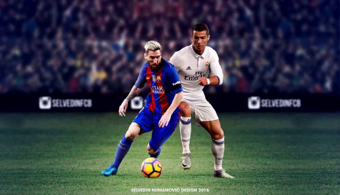 Lionel Messi Wallpapers Hd Download Free - Ronaldo And Messi Hd - HD Wallpaper 