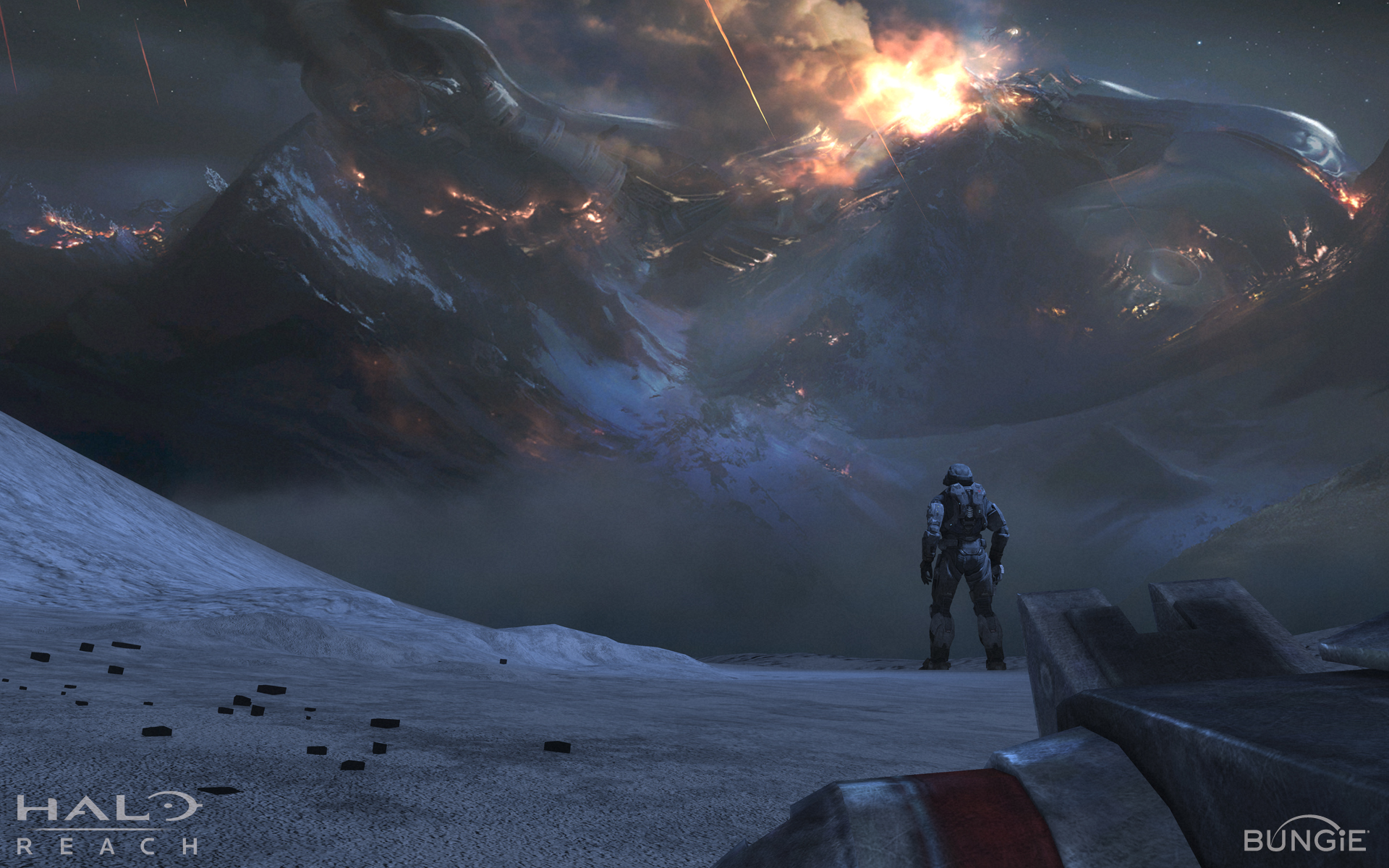Covenant Supercarrier Halo Reach 1920x1200 Wallpaper Teahub Io