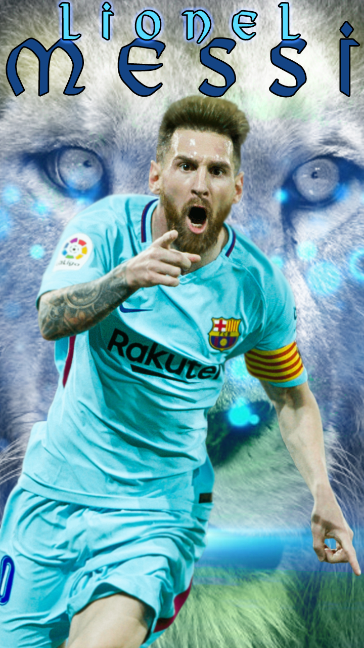 Lionel Messi Barca Blue Dress Wallpaper - Lionel Messi - HD Wallpaper 