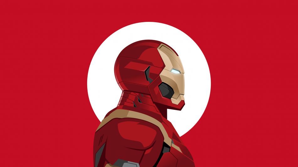 Iron Man Minimalist Logo - Ironman Desktop Wallpaper 1920x1080 Minimalist - HD Wallpaper 