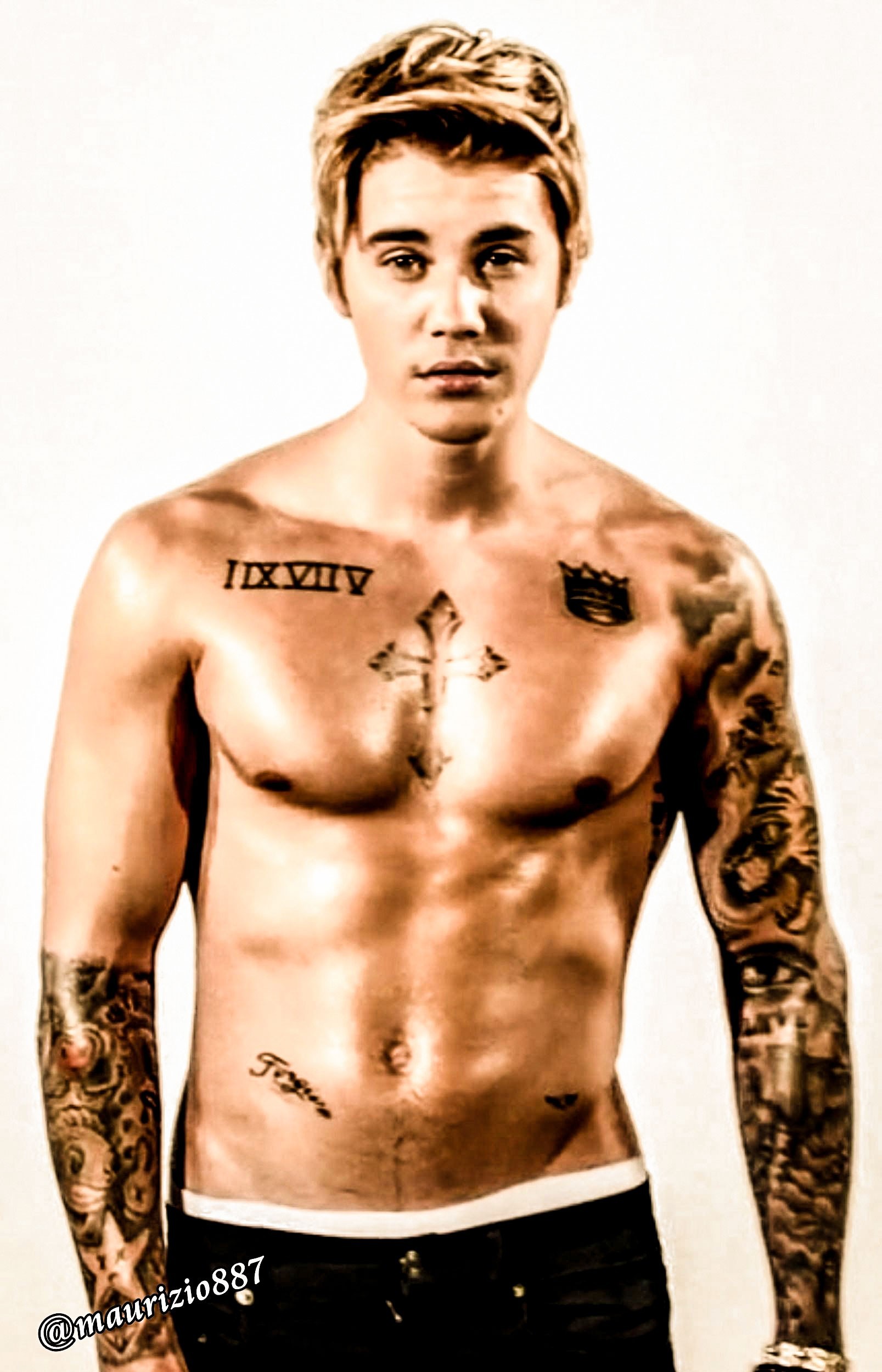 Justin Bieber Wallpapers Best Of Justin Bieber 2015 - Justin Bieber Tattoos Hd - HD Wallpaper 