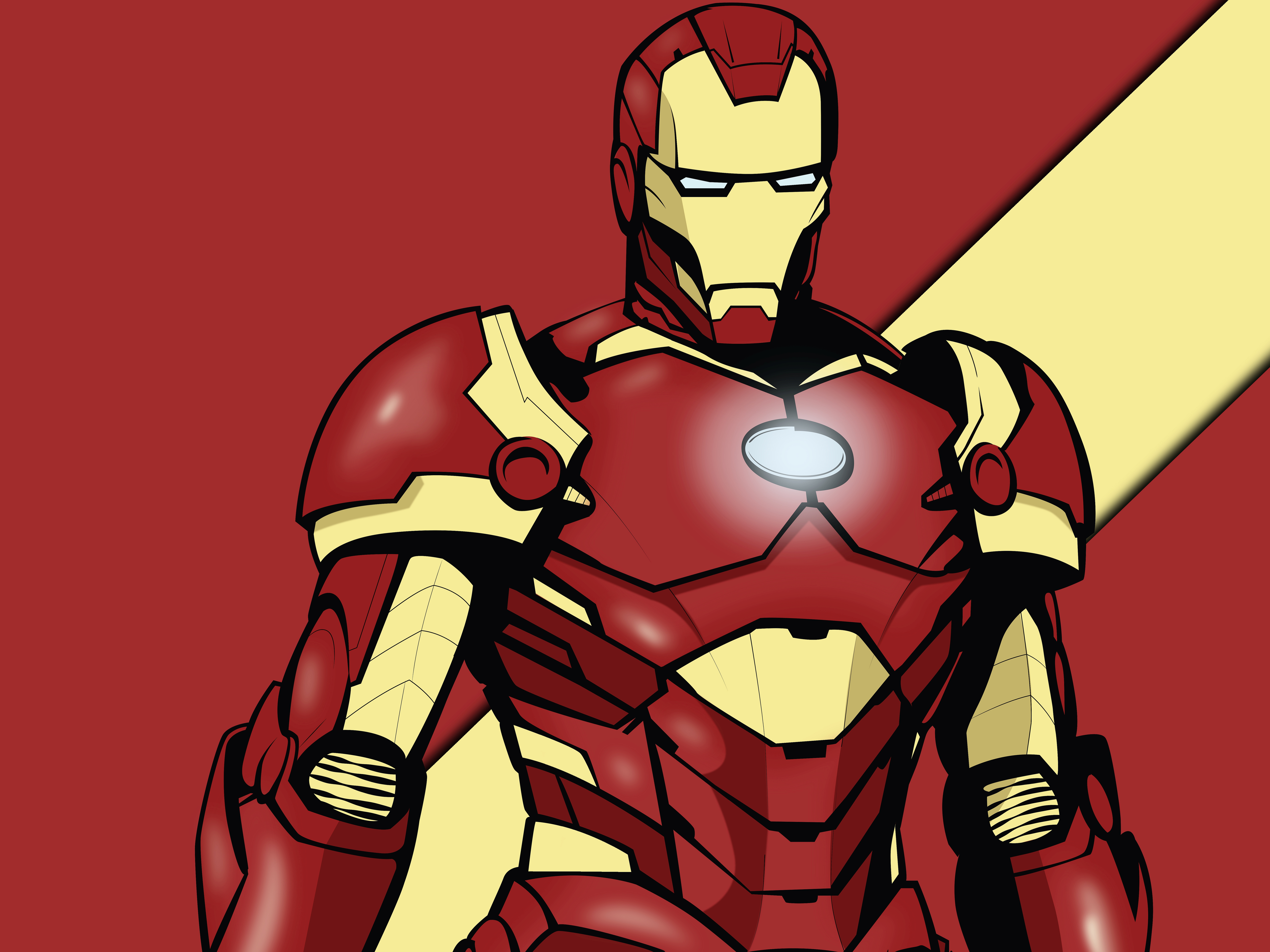 Iron Man Cartoon Wallpaper Hd - 7500x5625 Wallpaper 